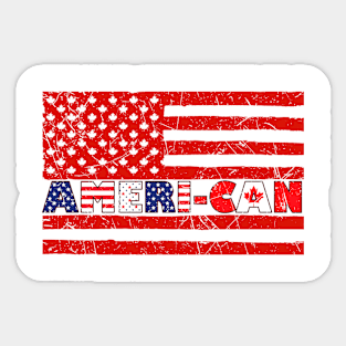 Canadian Roots American Grown Canada Sticker